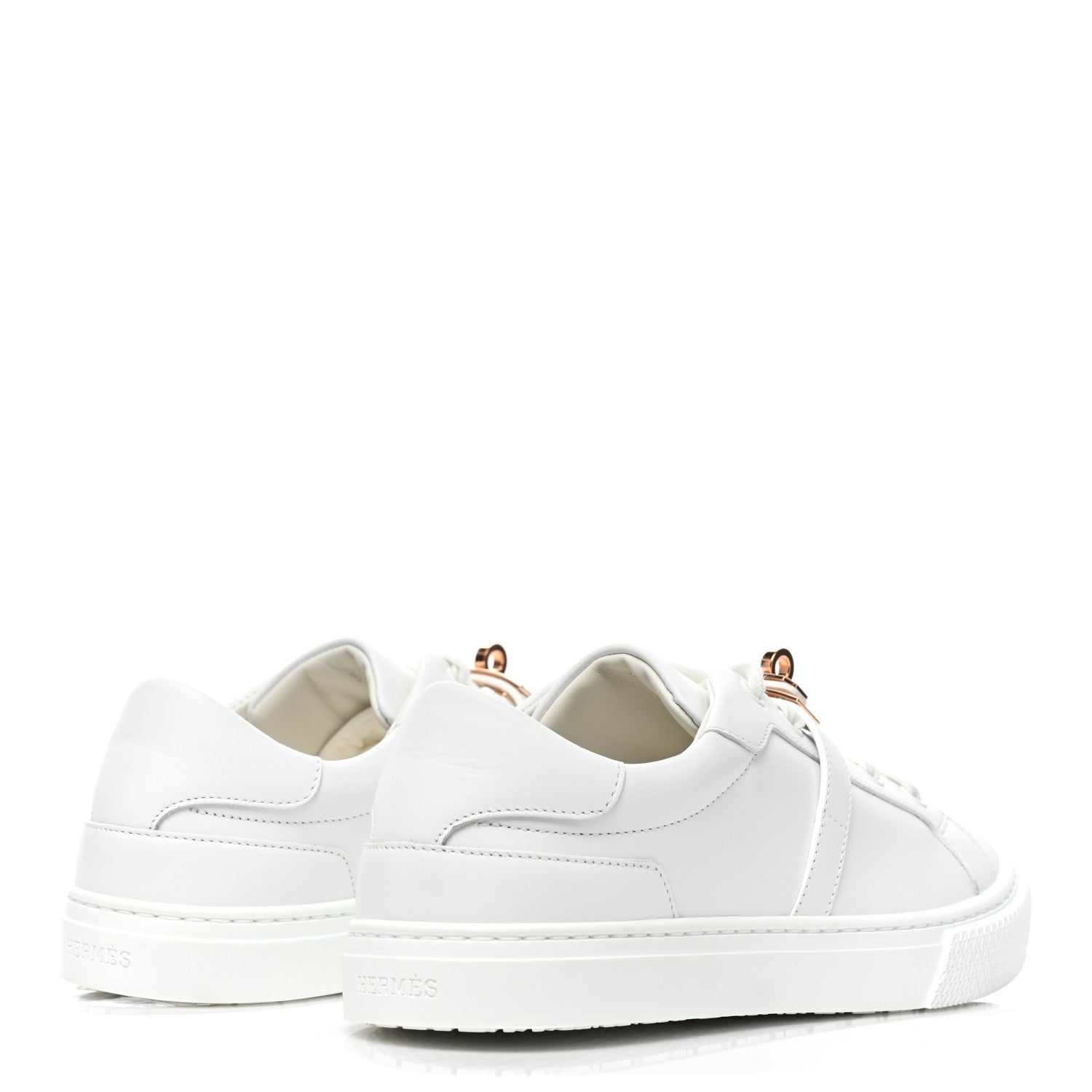 Hermes Calfskin Day Sneakers 36 White 5 of 8