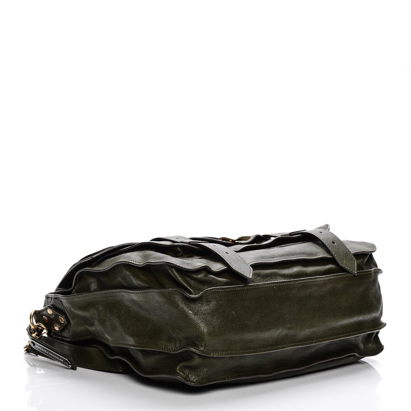 Lambskin PS1 Large Satchel Military