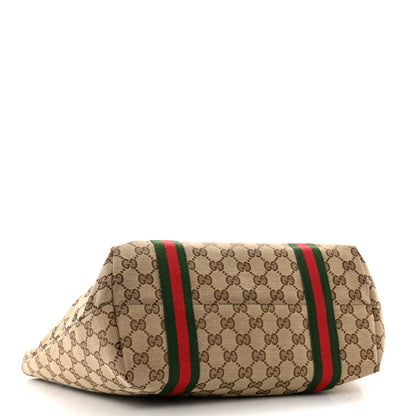 Gucci Monogram Medium Jolicoeur Tote White 4 of 17