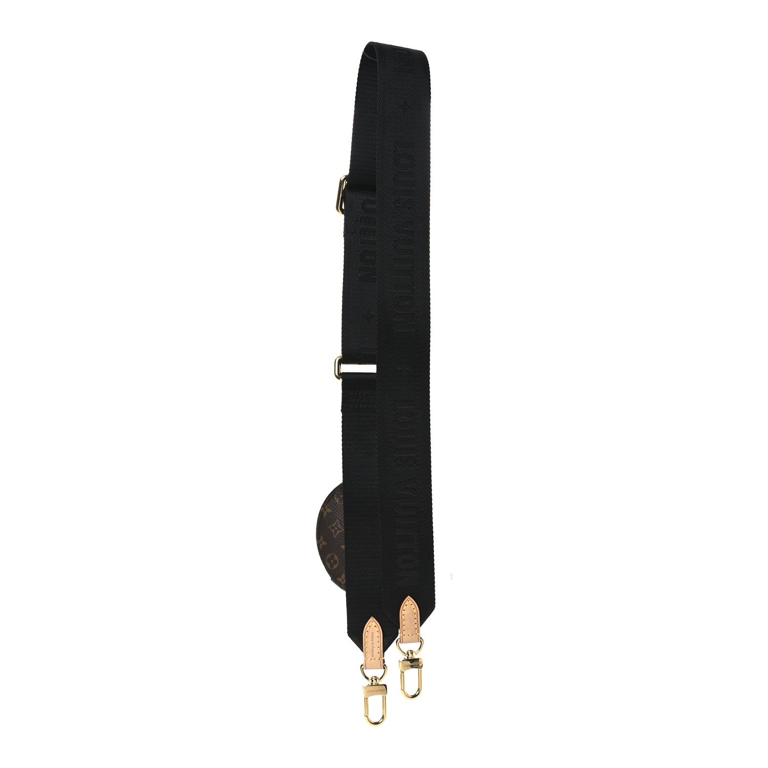 Louis Vuitton Monogram Multi Pochette Accessories Bandouliere Shoulder Strap Black 2 of 7