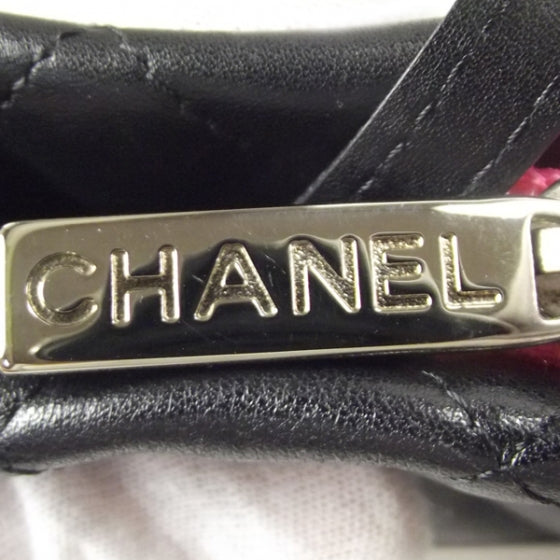 Chanel Calfskin Quilted Medium Cambon Tote Black White 7 of 11