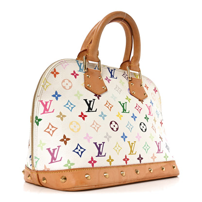 Louis Vuitton Monogram Multicolor Alma PM White 3 of 9