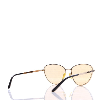Gucci Cat Eye Logo Sunglasses GG0803S Gold 4 of 7