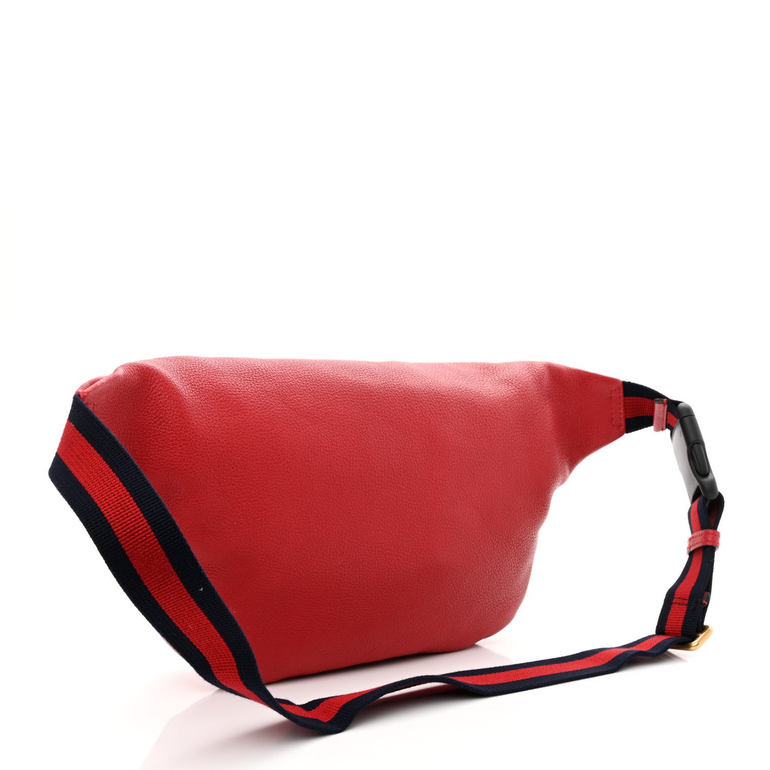 Gucci Grained Calfskin Logo Belt Bag Hibiscus Red 3 of 12
