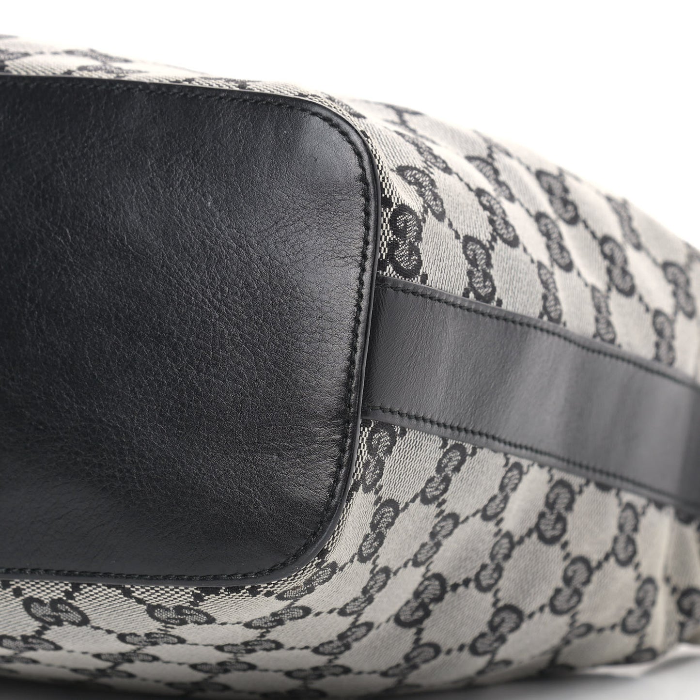 Monogram GG Small Clasp Hobo Black