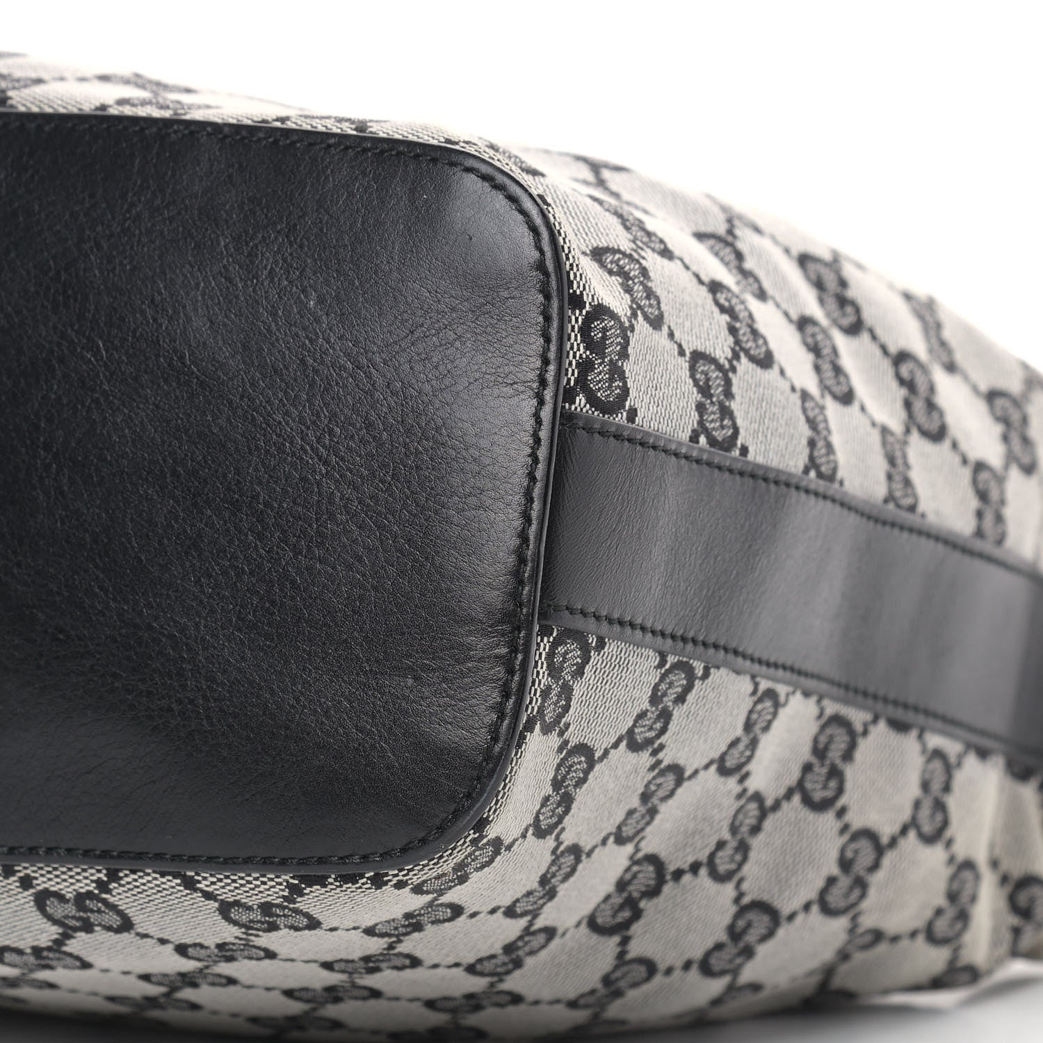 Gucci Monogram GG Small Clasp Hobo Black 8 of 9