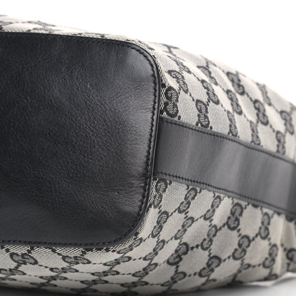 Gucci Monogram GG Small Clasp Hobo Black 8 of 9