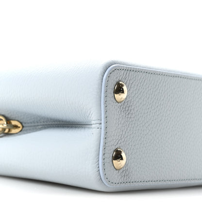 Louis Vuitton Taurillon Capucines BB Olympe Blue 8 of 10
