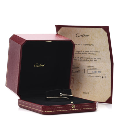 Cartier 18K Yellow Gold Small Juste Un Clou Bracelet 15 5 of 5