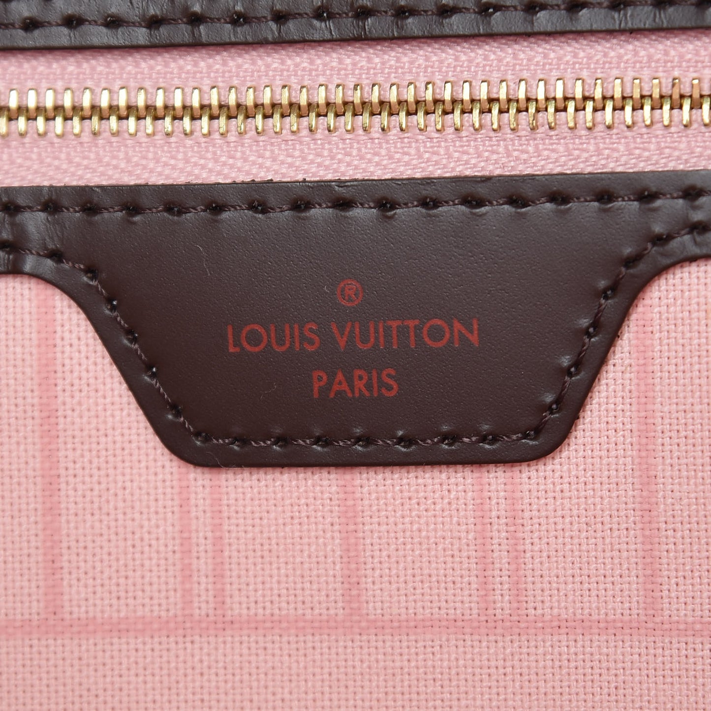 Damier Ebene Neo Neverfull MM Rose Ballerine