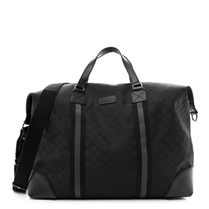 Gucci Nylon Monogram XL Duffle Bag Black 1 of 11