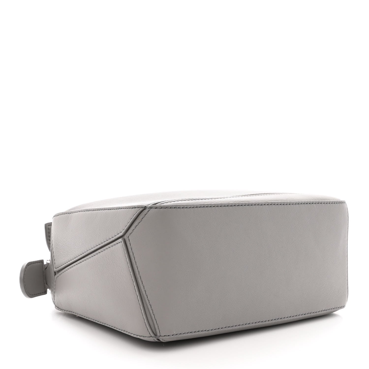 Loewe Calfskin Small Puzzle Bag Pearl Grey 1343580 – FASHIONPHILE