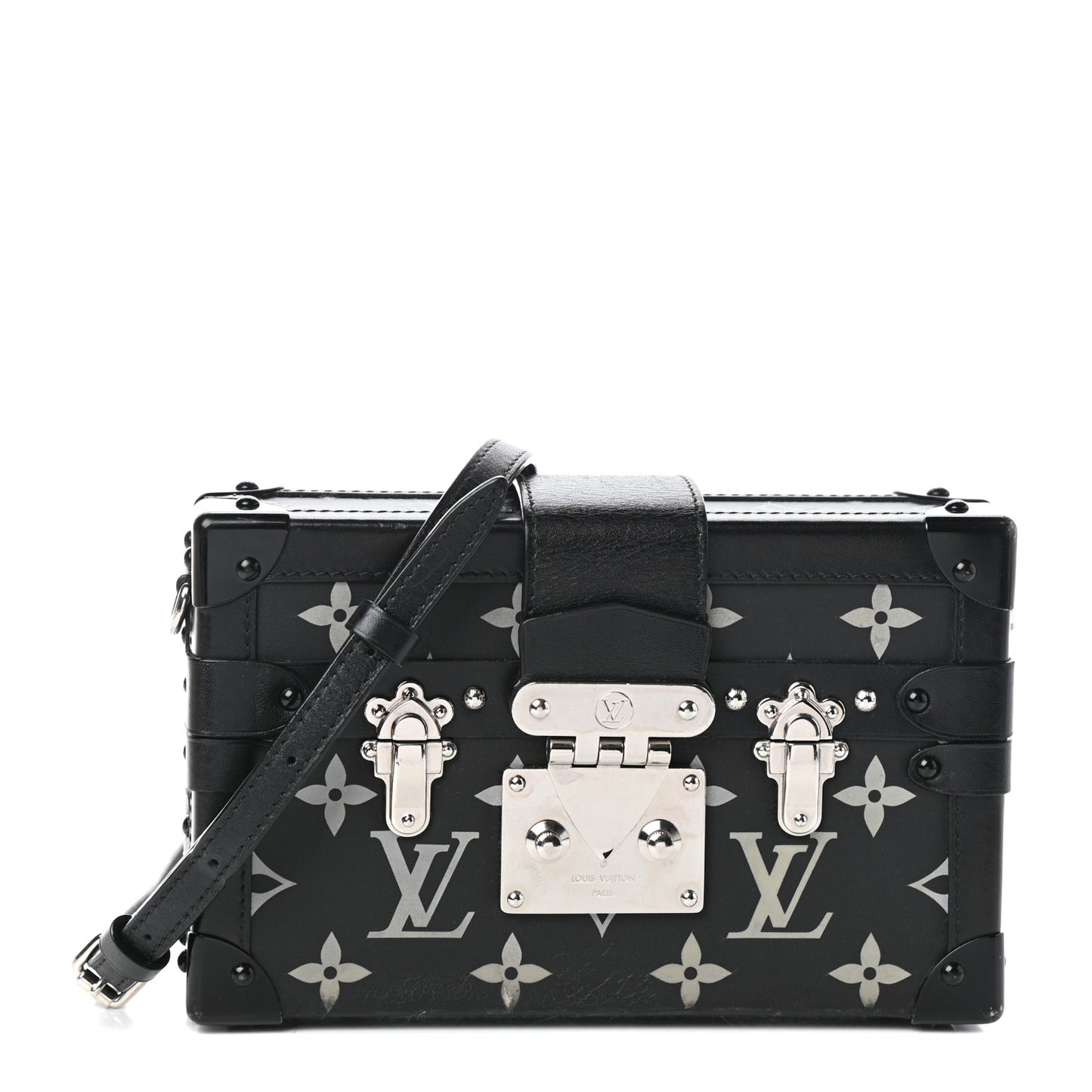 Reflective Petite Malle Black