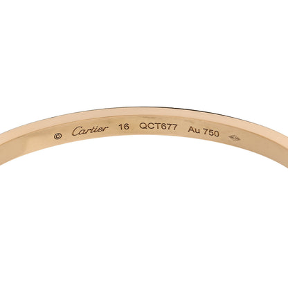 Cartier 18K Yellow Gold Small LOVE Bracelet 16 5 of 6