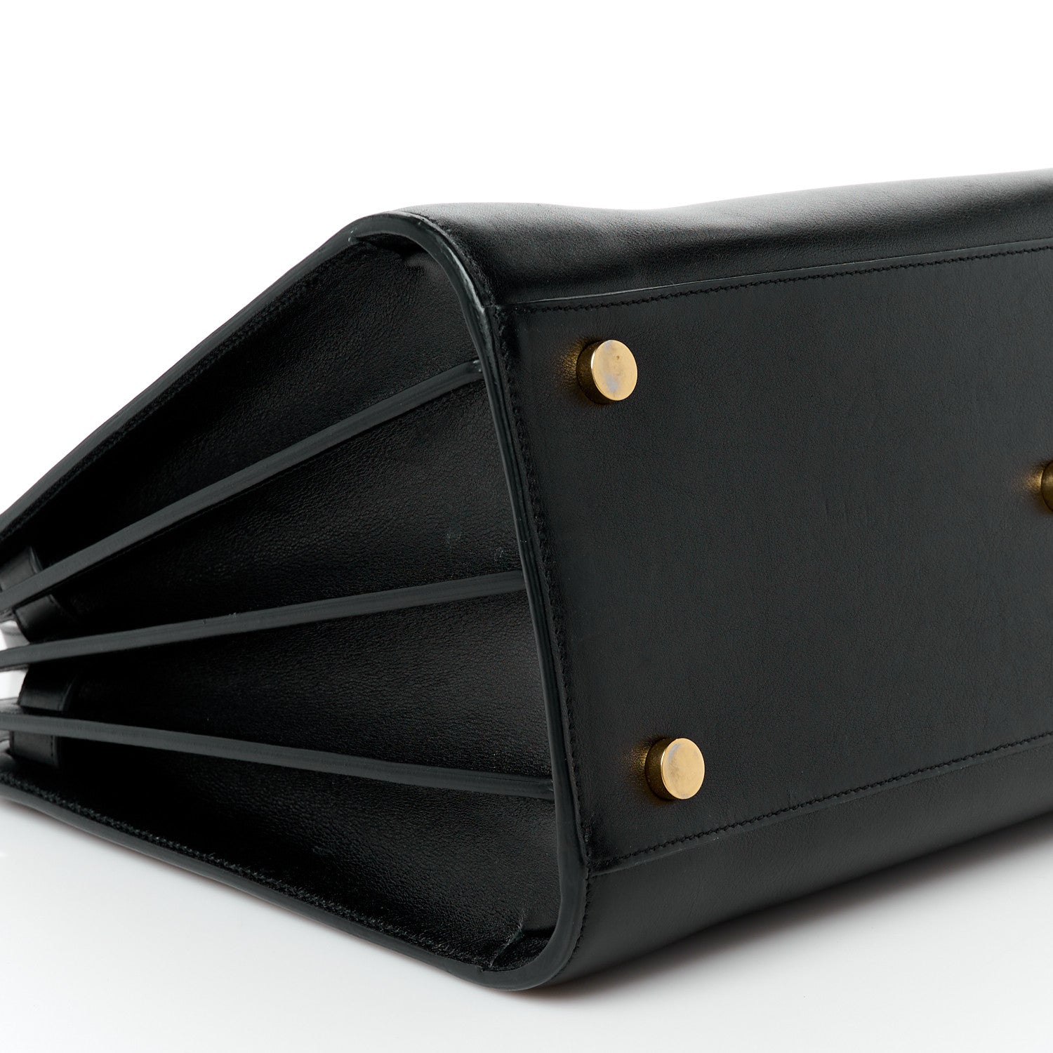 Saint Laurent Grained Calfskin Small Sac De Jour Black 10 of 11