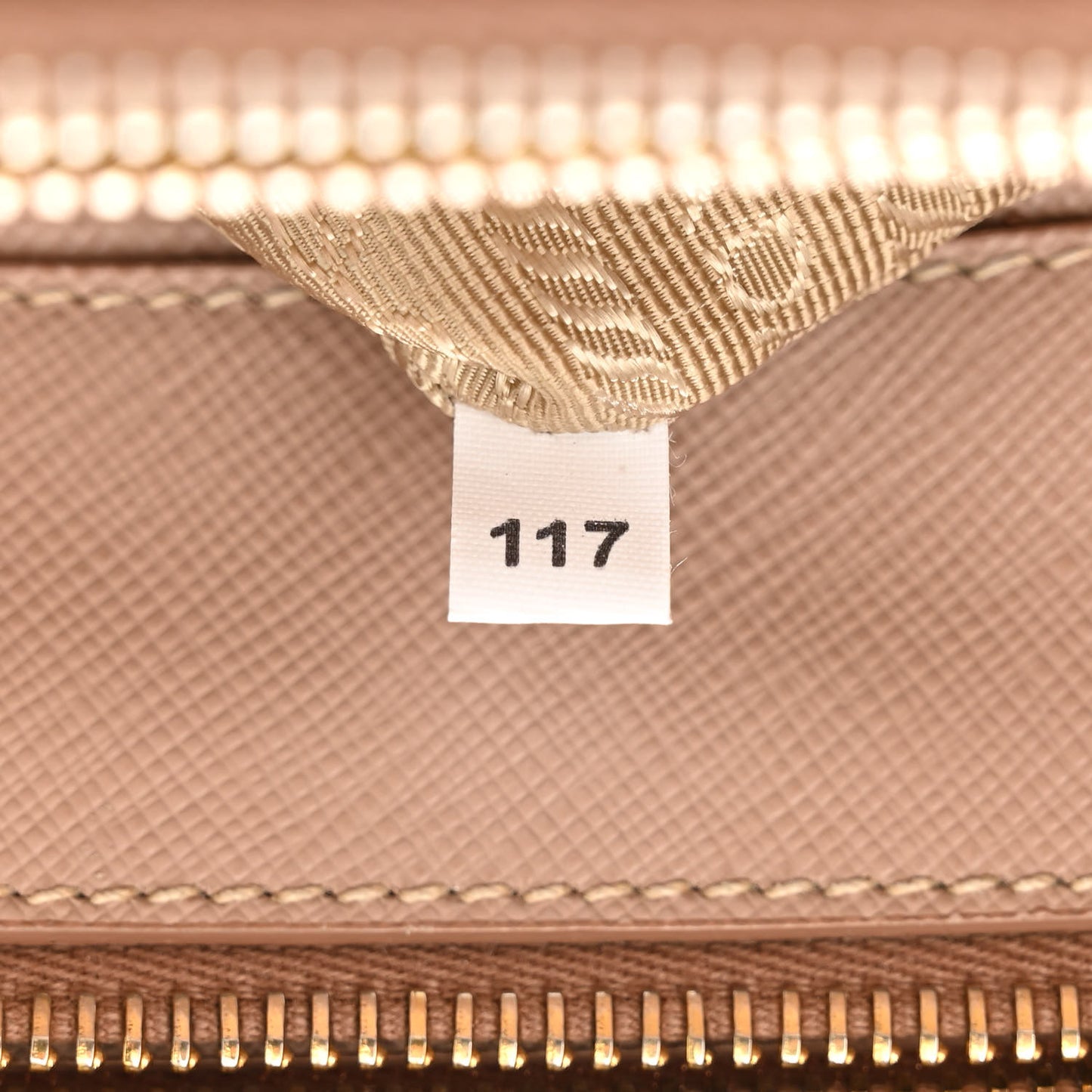 Saffiano Mini Galleria Double Zip Tote Cammeo