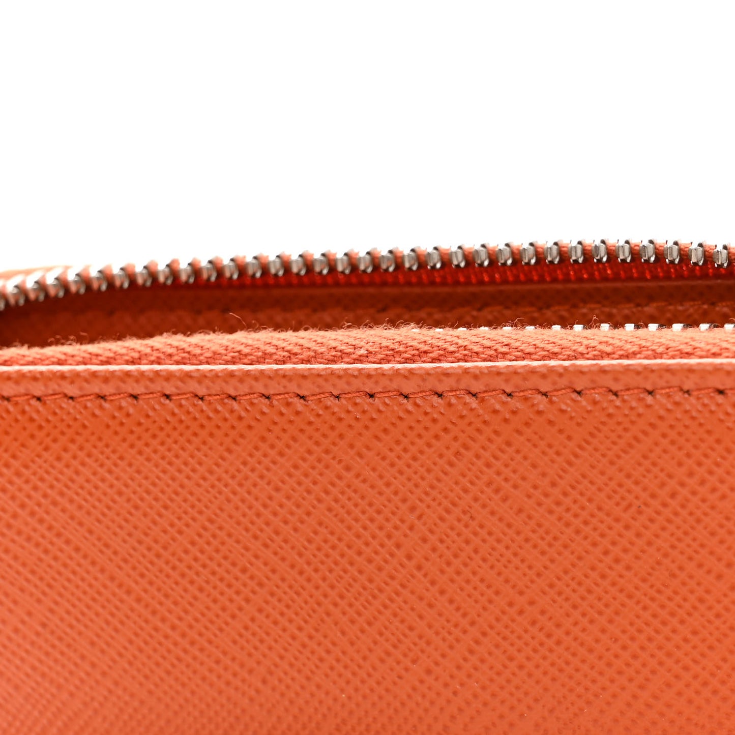 Saffiano Phone Crossbody Pouch Papaya