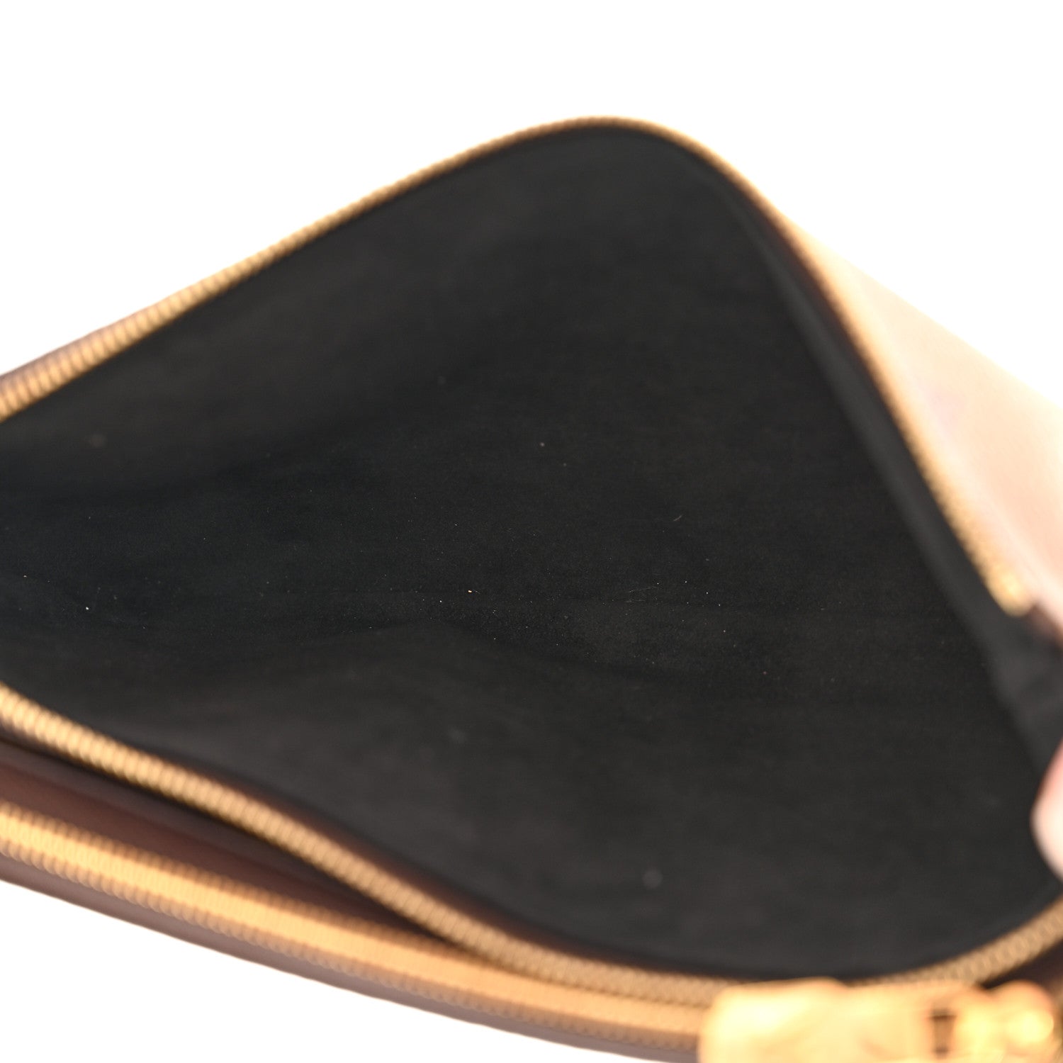 Gucci GG Supreme Monogram Textured Calfskin Web Large Ophidia Cosmetic Case Beige Ebony New Acero 5 of 8