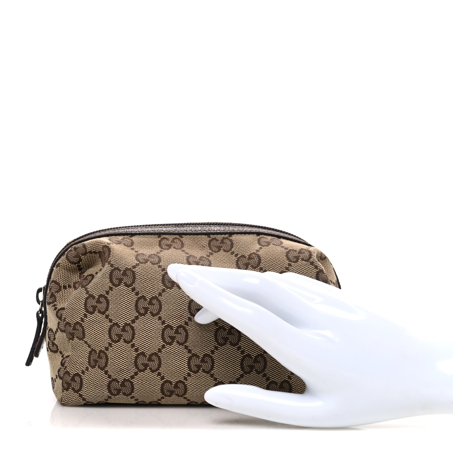 Monogram Large Cosmetic Case Brown