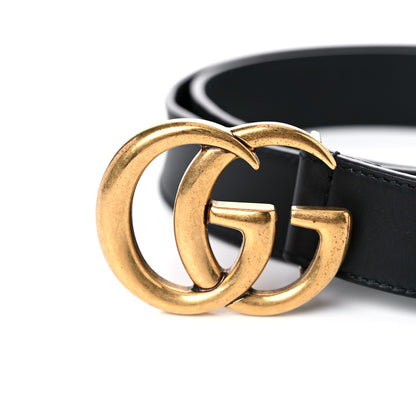 Gucci Calfskin Double G 30mm Belt 95 38 Black 8 of 9