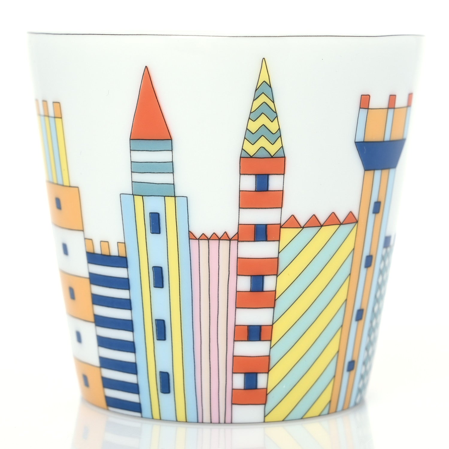 Hermes Porcelain Epopee Tumbler 3 of 8