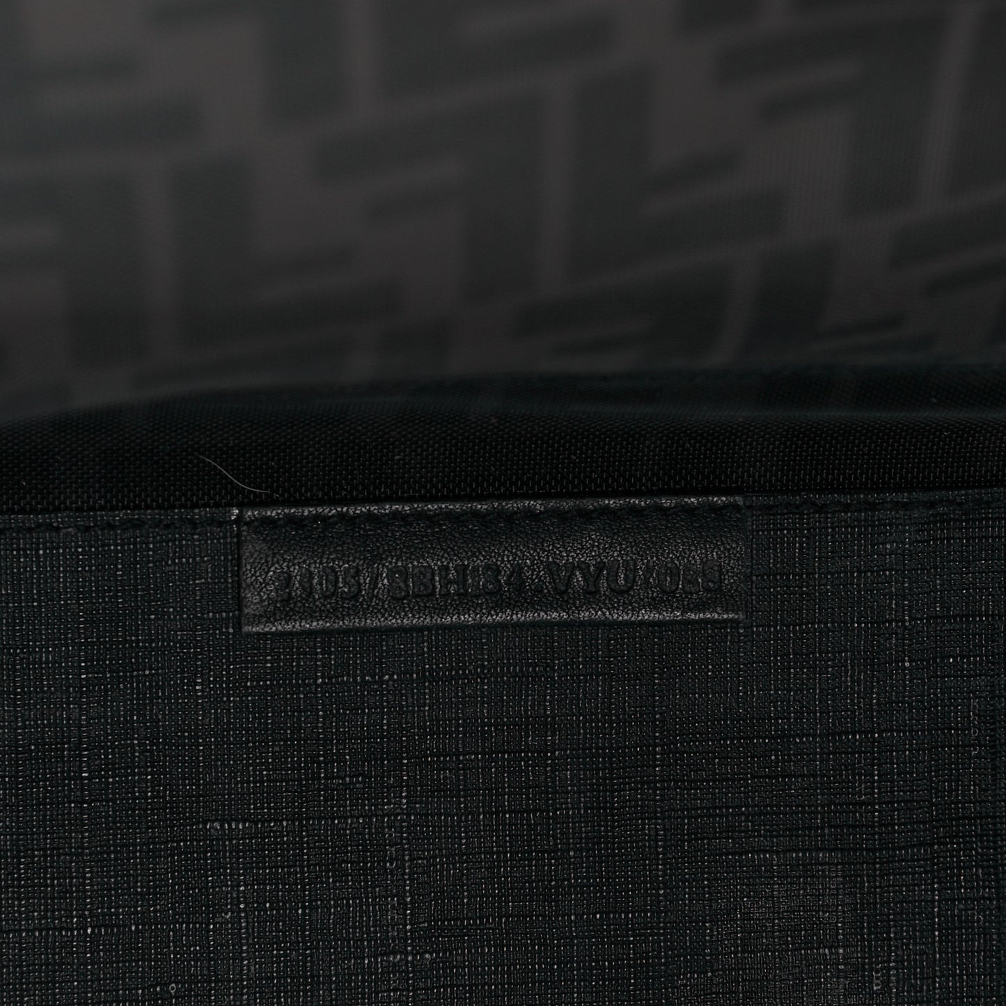 Mesh Glazed Fabric FF 1974 Tote Black