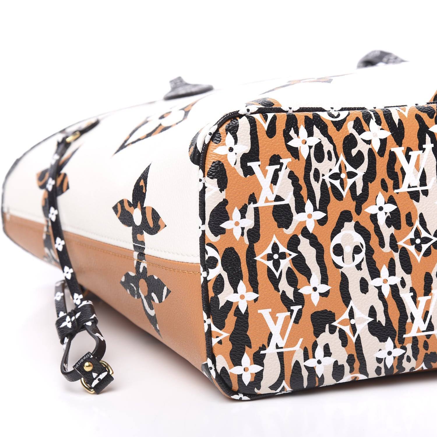 Louis Vuitton Monogram Giant Jungle Neverfull MM Ivory 7 of 9