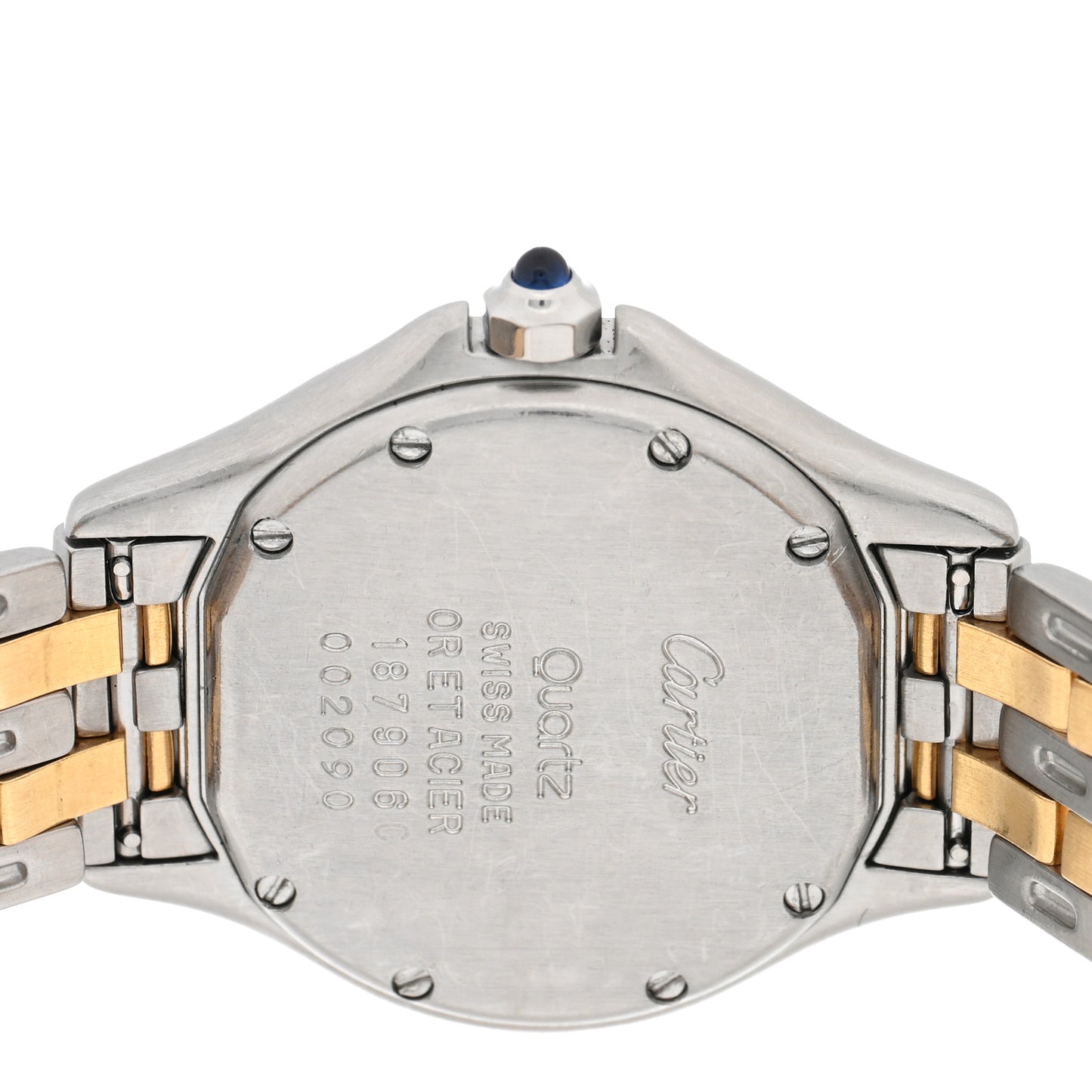 Stainless Steel 18K Yellow Gold 26mm Cougar Quartz Watch