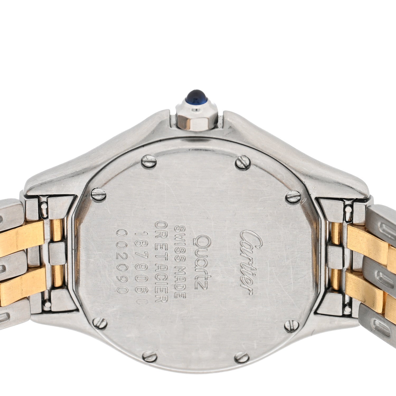 Cartier Stainless Steel 18K Yellow Gold 26mm Cougar Quartz Watch 4 of 4
