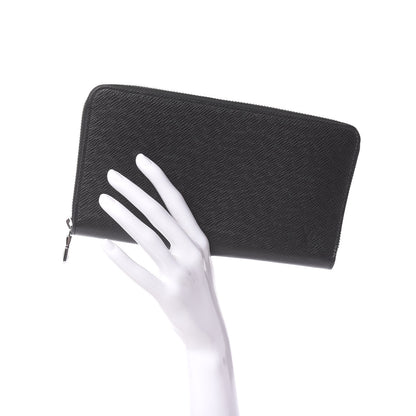 Louis Vuitton Taiga Zippy Organizer Wallet Black 2 of 7
