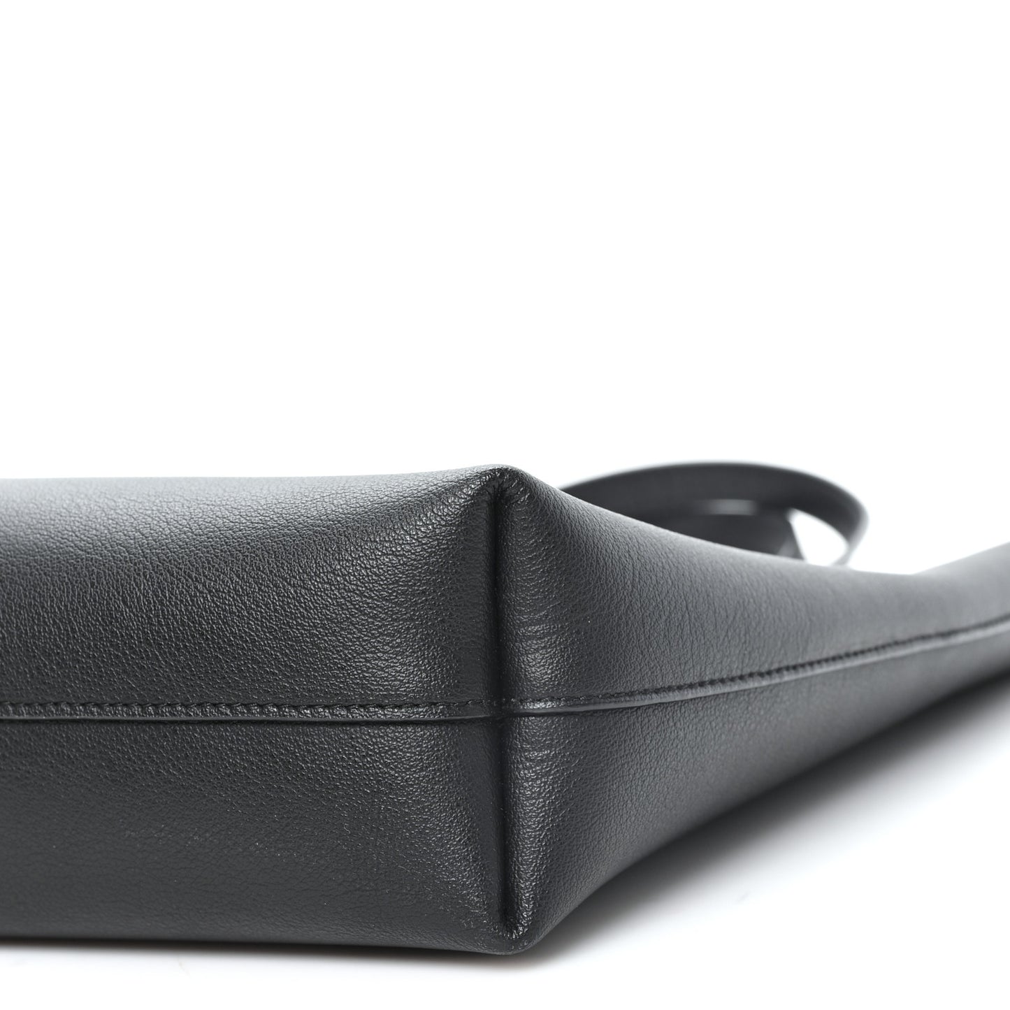 Calfskin Toy Shopping Tote Black