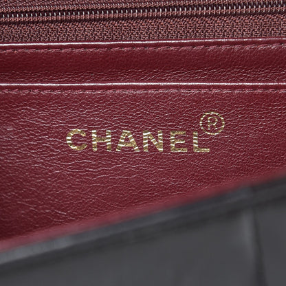 Chanel Lambskin Vertical Quilt Jumbo Single Flap Black 6 of 15