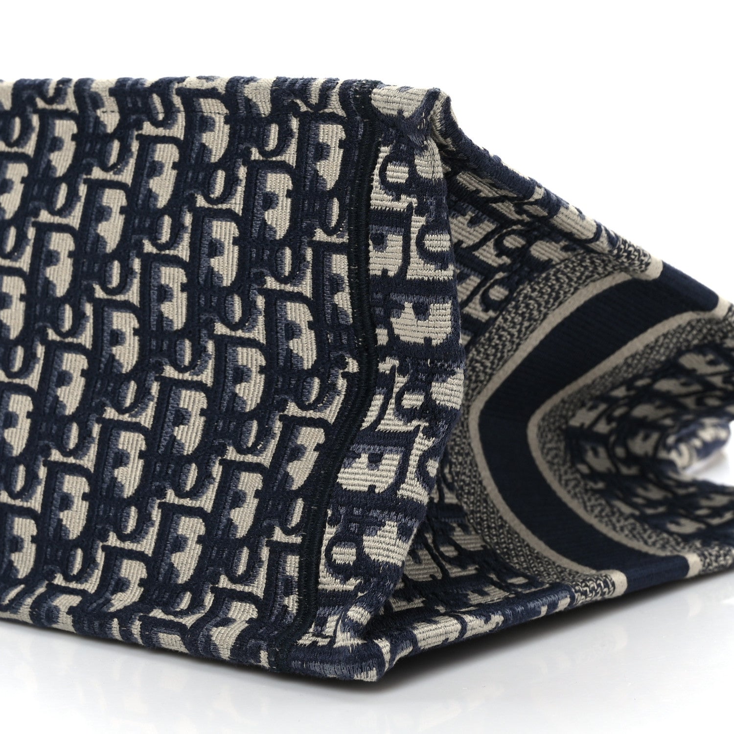 Christian Dior Oblique Medium Book Tote Blue Multicolor 8 of 8