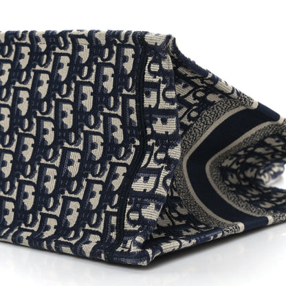 Christian Dior Oblique Medium Book Tote Blue Multicolor 8 of 8