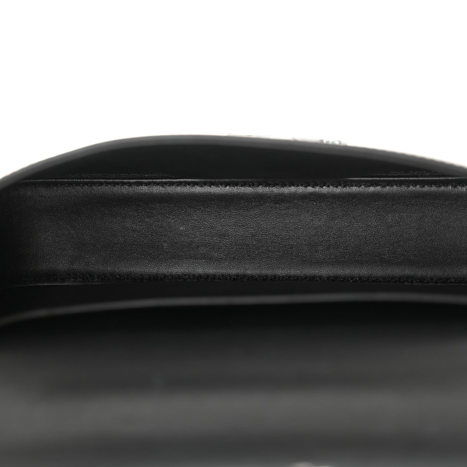 Celine Shiny Calfskin Triomphe Chain Shoulder Bag Black 5 of 12