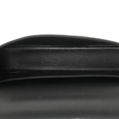 Celine Shiny Calfskin Triomphe Chain Shoulder Bag Black 5 of 12