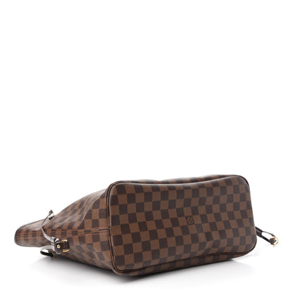 Louis Vuitton Damier Ebene Neo Neverfull MM Rose Ballerine 4 of 11