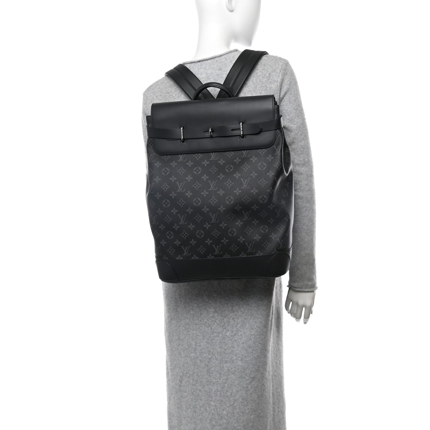 Louis Vuitton Monogram Eclipse Steamer Backpack 2 of 12