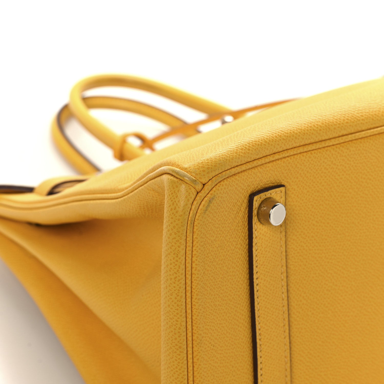 Hermes Epsom Birkin 35 Jaune 9 of 17