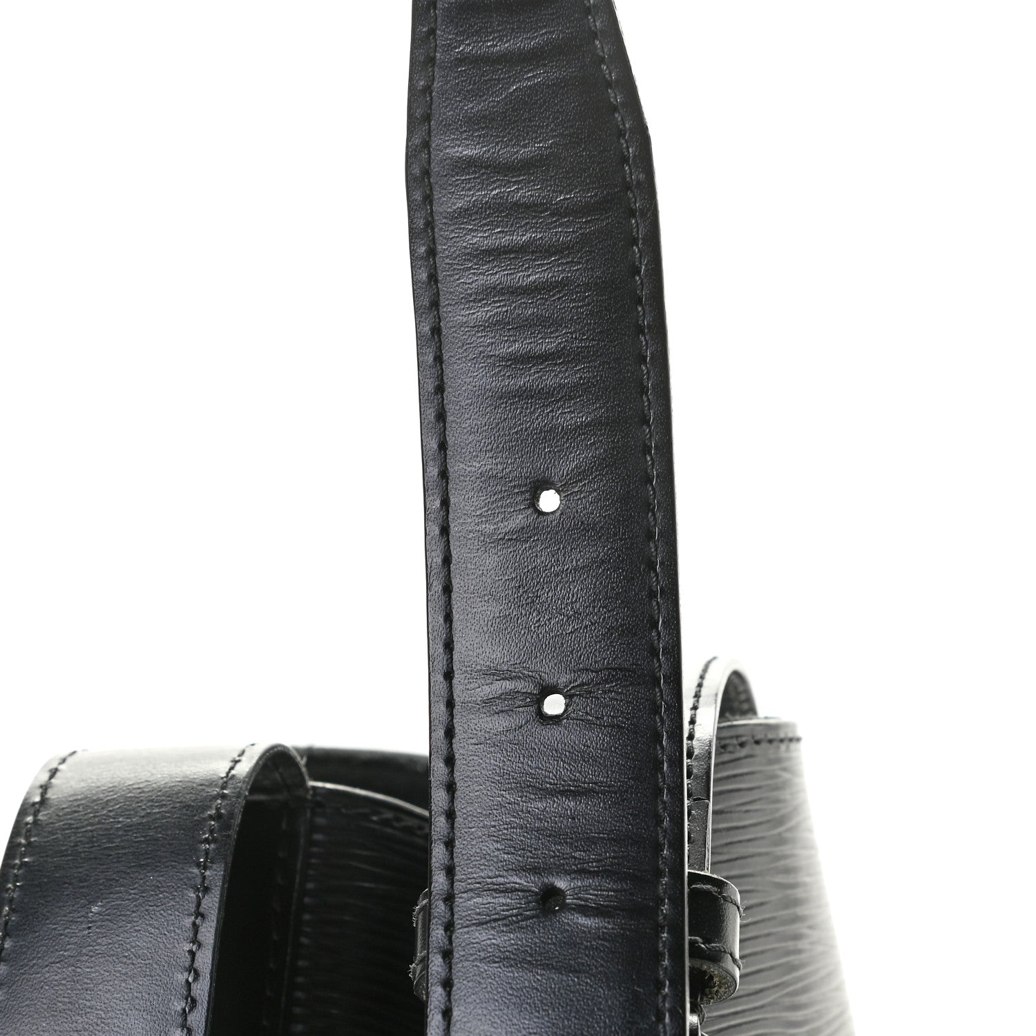 Louis Vuitton Epi Sac D'Epaule Black 7 of 10