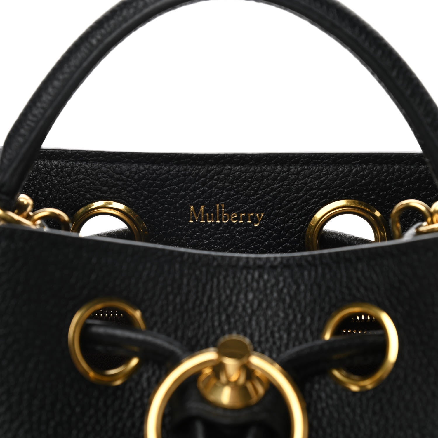 Mulberry Small Classic Grain Small Hampstead Black 5 of 10