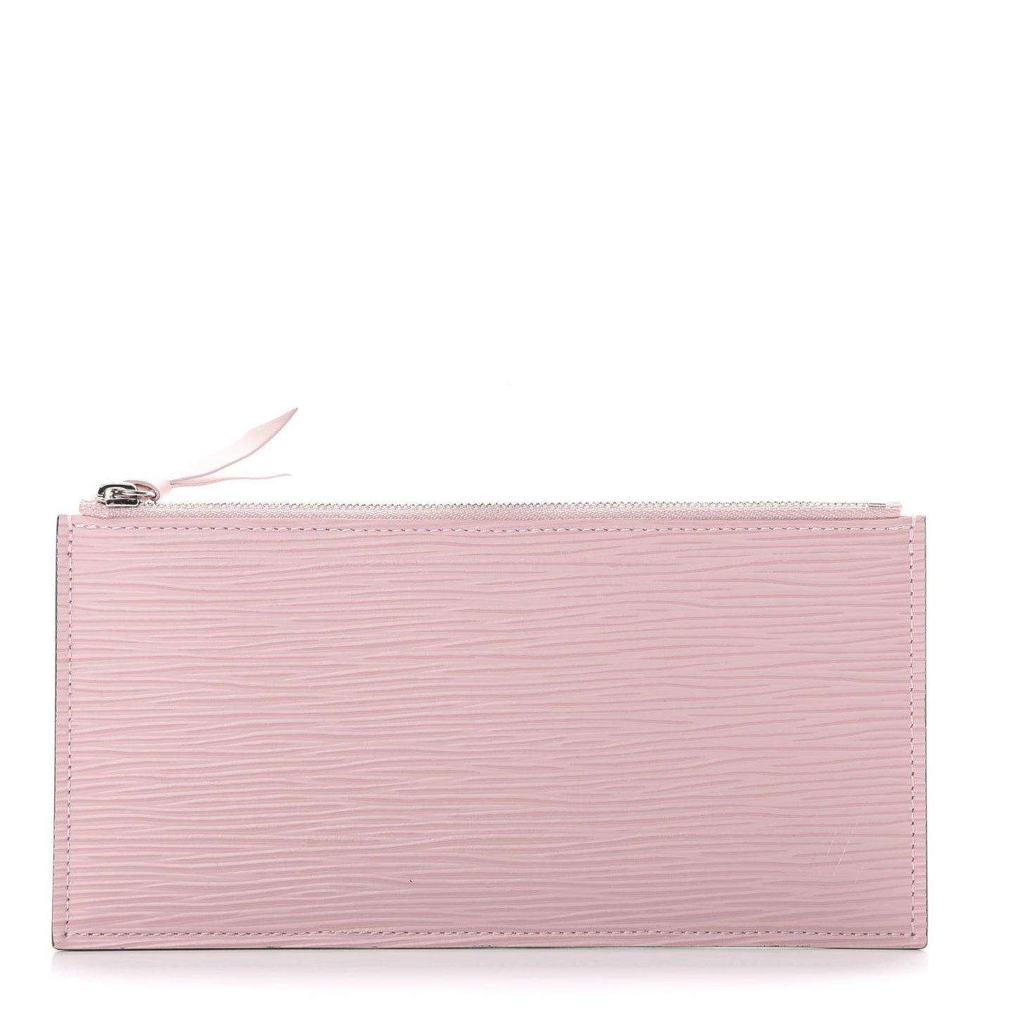 Epi Felicie Chain Wallet Zippered Insert Rose Ballerine