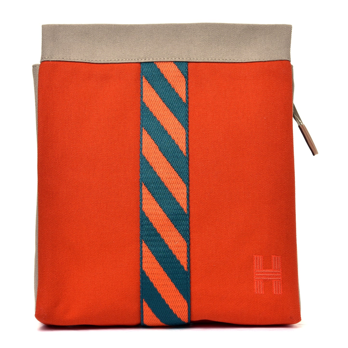 Canvas High Model Jimetou Jumping Case Orange Feu Gris Ponce