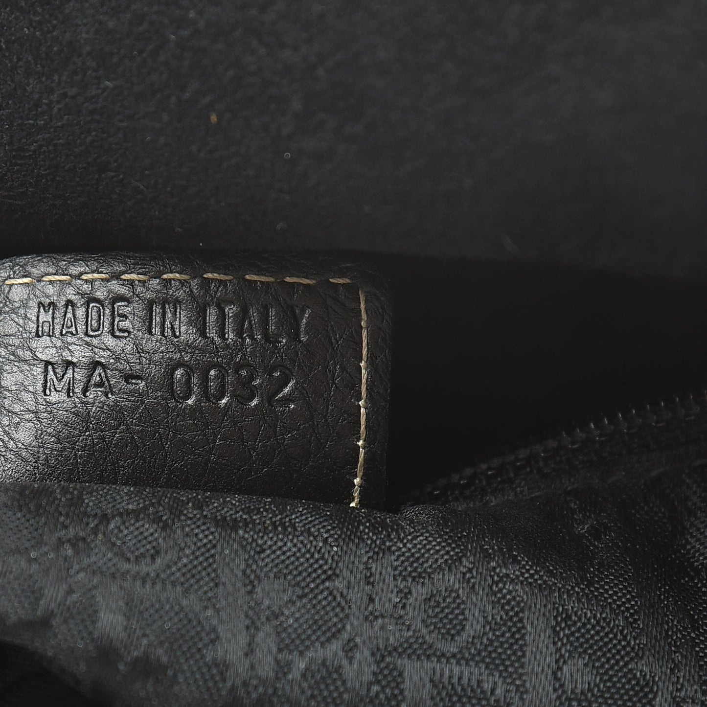 Calfskin Baudrier Saddle Bag Black