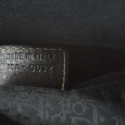Christian Dior Calfskin Baudrier Saddle Bag Black 7 of 13