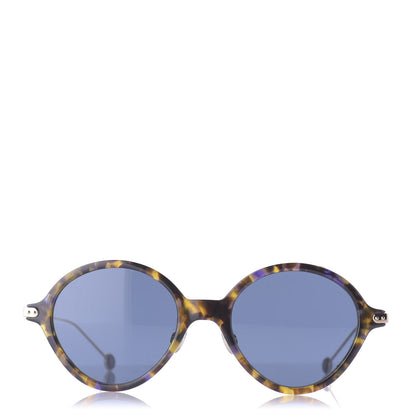 Christian Dior Acetate Umbrage Round Sunglasses Tortoise Blue 2 of 10