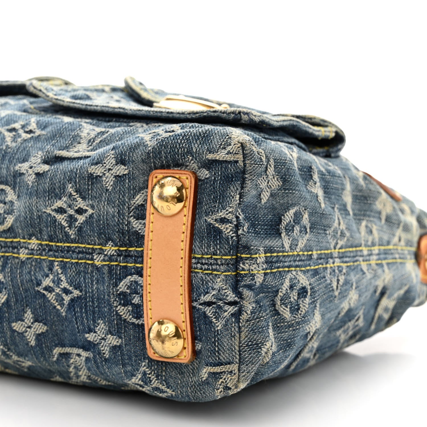 Louis Vuitton Monogram Denim Baggy PM Blue 10 of 12