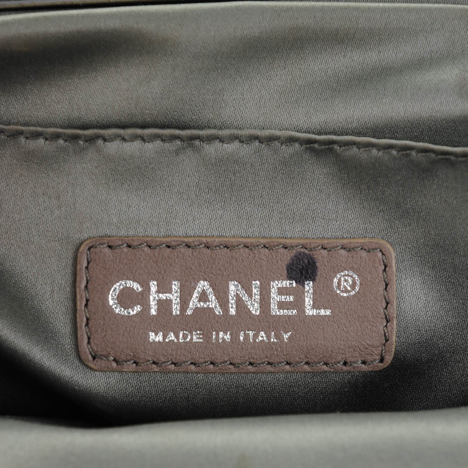 Chanel Crackled Calfskin CC Mix Frame Clutch Bronze 6 of 8