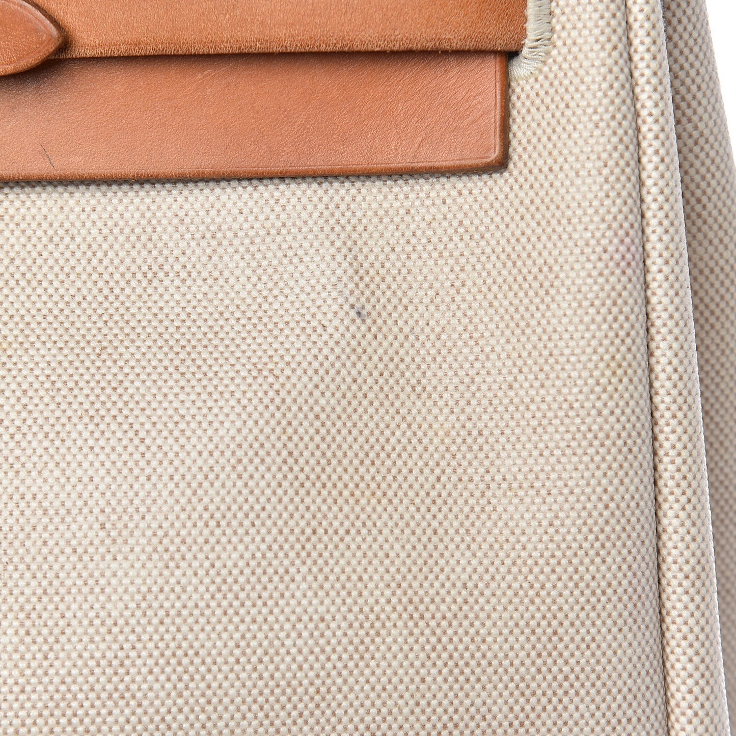 Toile Vache Calfskin Herbag 30 PM Backpack Natural