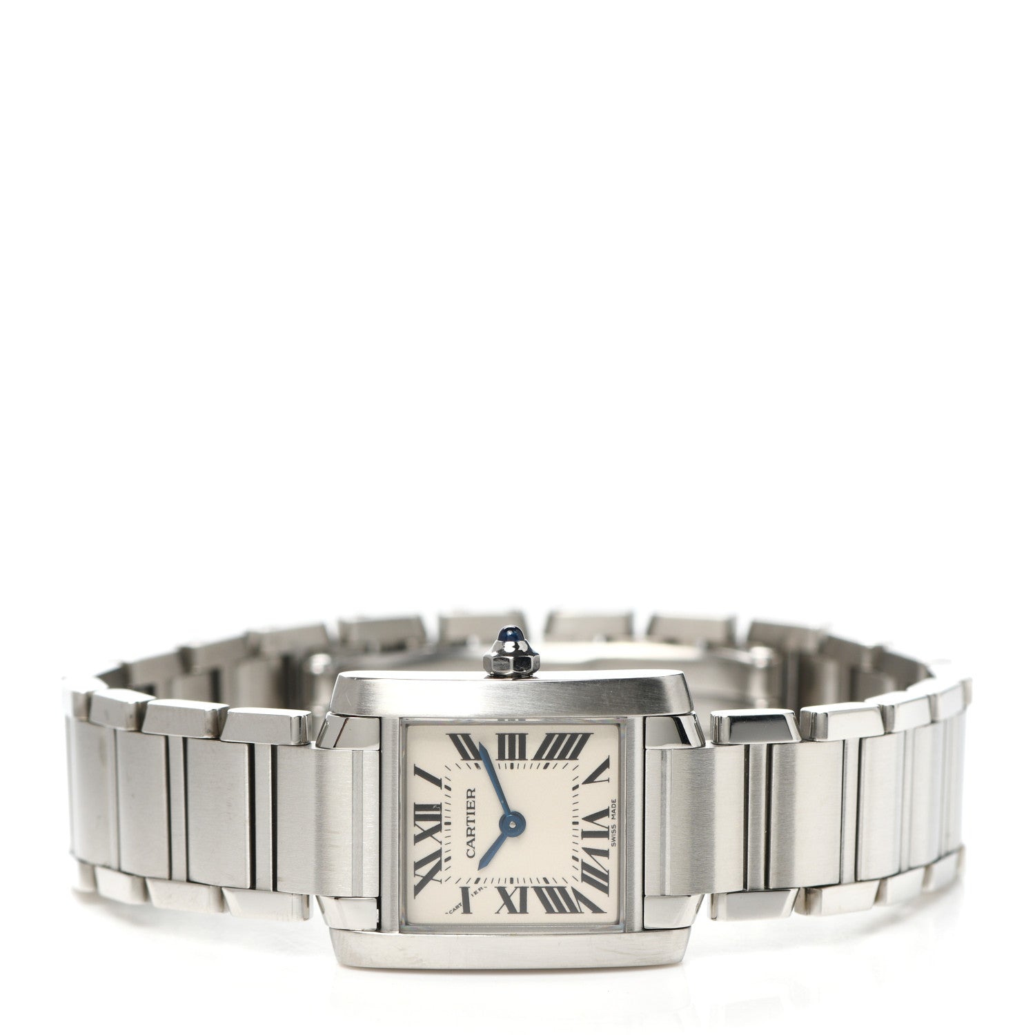 Cartier Stainless Steel 20mm Tank Francaise Quartz Watch 2 of 5